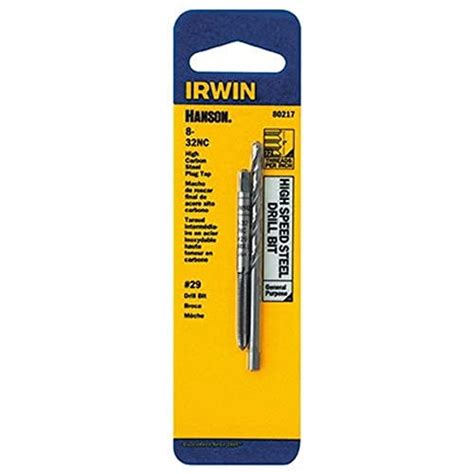 Irwin Drill And Tap Set 8 32 Nc Tap And No 29 Drill Bit 80217