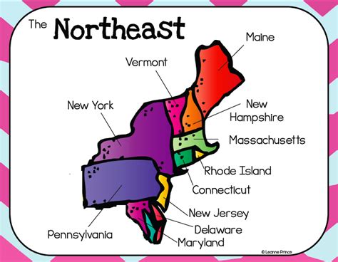 Northeastern States And Capitals Diagram Quizlet