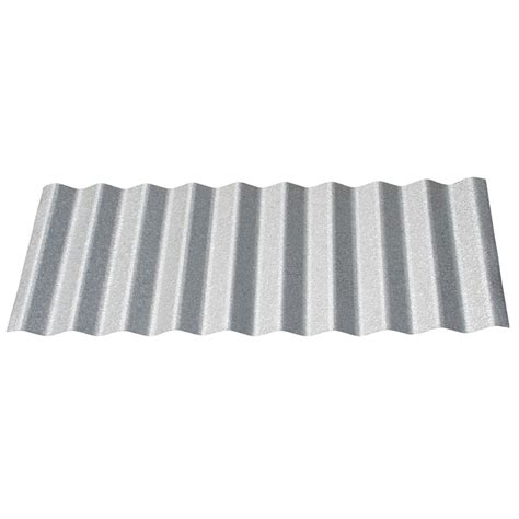 Union Corrugating 216 Ft X 12 Ft Corrugated Silver Steel Roof Panel