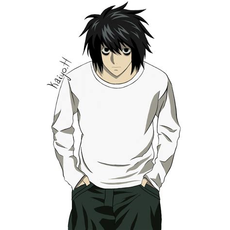 L Death Note Full Body Png Comacucar Wallpaper