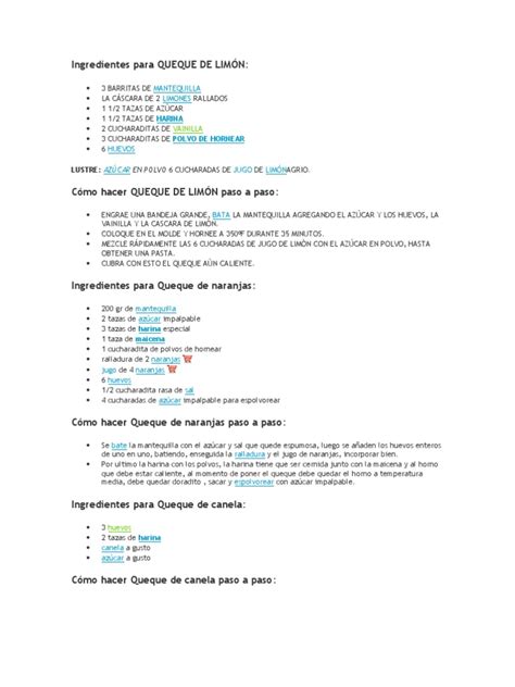 Miel pops zu zu zu zu zu zu join to my group on roblox! Ingredientes para QUEQUE DE LIMÓN.docx | Chocolate | El ...