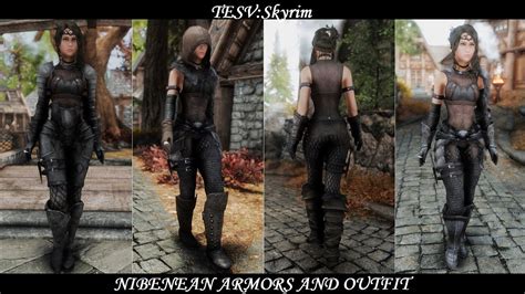 Tesvskyrim Mod Nibenean Armors And Outfit Youtube