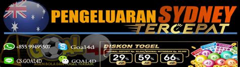 data keluaran sydney hari ini