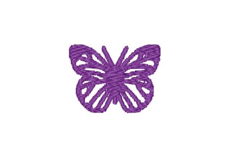 Butterfly Embroidery Design Mini Butterfly Embroidery File Etsy