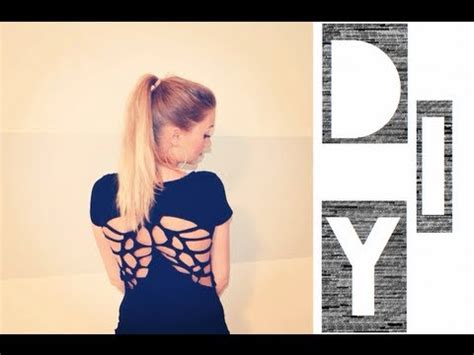 Klassisch geschnittene badeanzüge mit hoher taille für frauen. DIY T-Shirt schneiden - Engelsflügel - LeileiStyle - YouTube