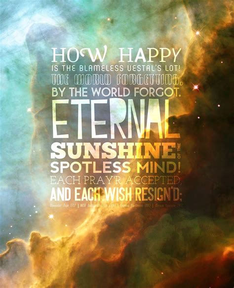 Eternal Sunshine Of The Spotless Mind Poem Alexander Pope Dekoratioun