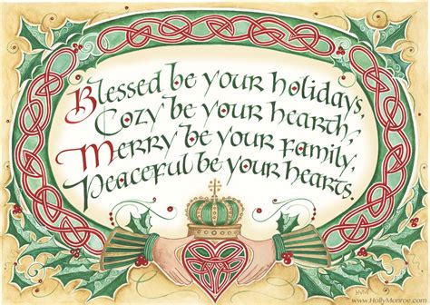 Blessed Be Your Holidays Irish Christmas Christmas Holidays Holiday