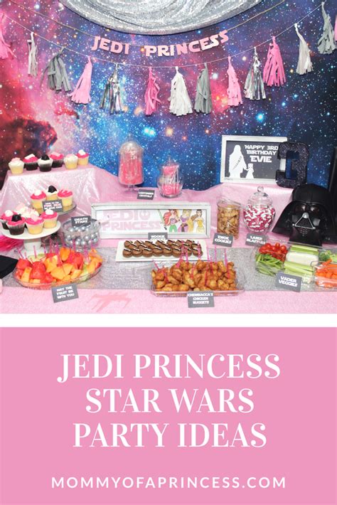 Girly Star Wars Party Ideas Princess Chewbacca Third Birthday Mash Up