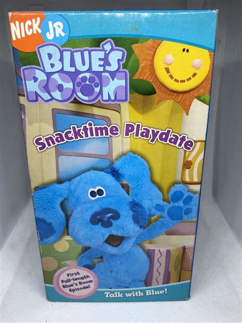 Nick Jr Blue S Clues Blue S Room Snacktime Playdate Rare Promotional Vhs Ebay