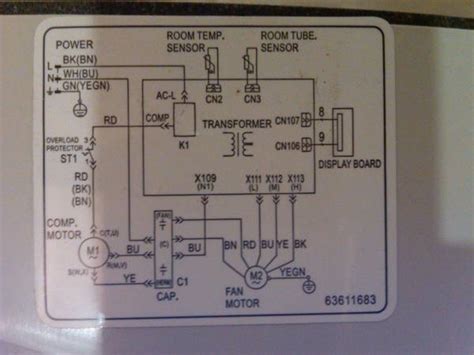 It shows the components of the circuit as simplified shapes, and the power and signal connections between the devices. How do I rewire my window ac unit? - Home Brew Forums