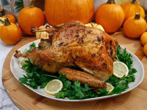 lemon and herb roasted thanksgiving turkey recipe geoffrey zakarian