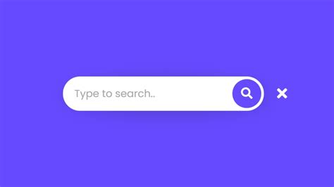 Animated Search Box Using Html Css And Javascript Elastic Animation On