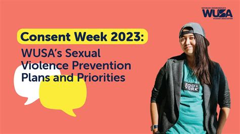 Consent Week 2023 Wusas Sexual Violence Prevention Plans And Priorities Waterloo