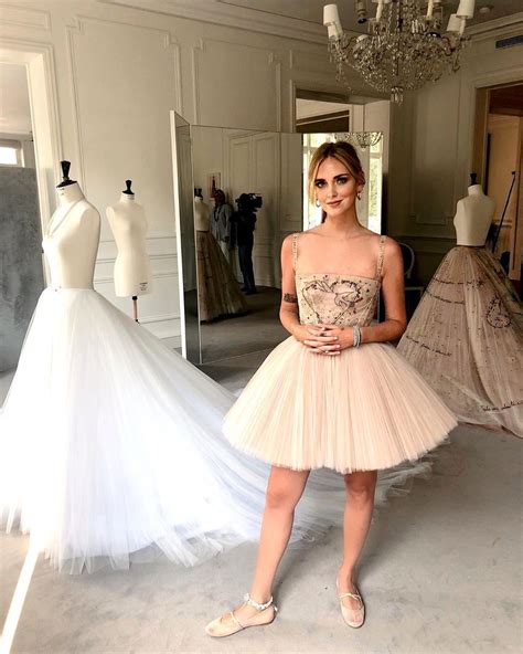 Chiara Ferragni On Instagram One Of My Favorite Moments At Dior Couture Showroom Trying On