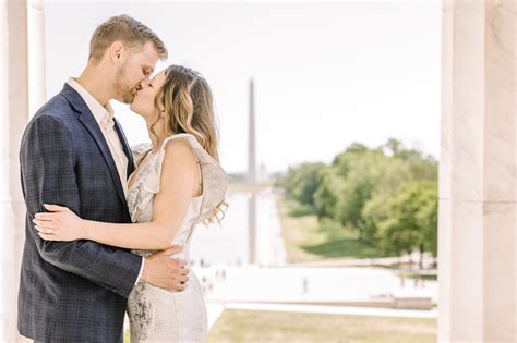 Lincoln Memorial Surprise Proposal Washington Dc Evan And Nicole