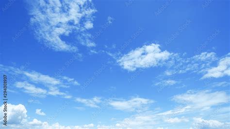 Clear Blue Sky Background Clouds With Background Stock Photo Adobe Stock