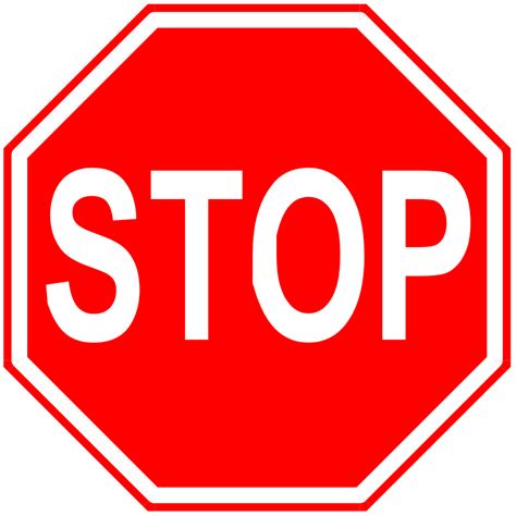 Onlinelabels Clip Art Stop Sign