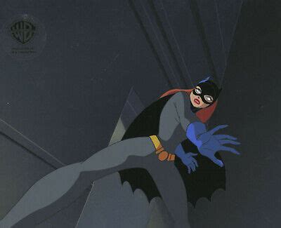Batman Animated Series Original Production Cel Obg Batgirl Batgirl