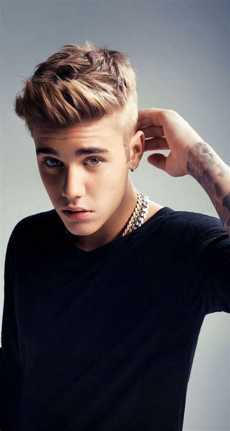 The Undercut With Spikes Hairstyle Cabelo Do Justin Bieber Justin