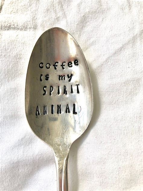 stamped spoons with funny and cute sayings or custom spoon etsy stamped spoons custom
