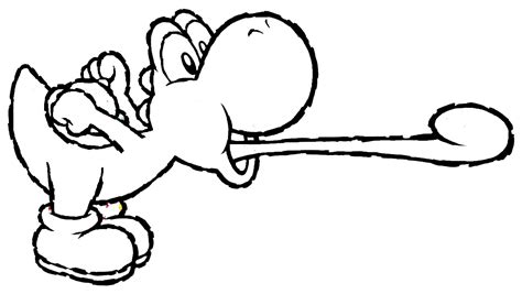 Yoshi coloring pages to download and print for free