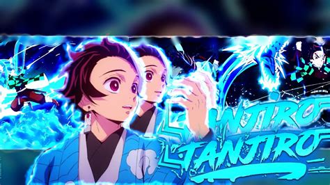 Speed Art Tanjiro Water Breathing Header Pstouch Cc 2019 Youtube