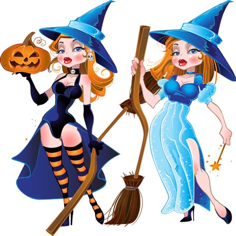 Brujas De Halloween Vector Halloween Halloween Vector Halloween