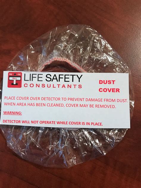 Smoke Detector Dust Cover Package Of 25 Life Safety