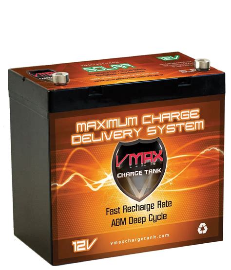 Buy Vmax Mr96 Agm 12v 60ah Marine Battery Deep Cycle High Performance