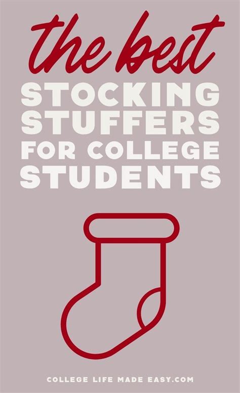 If there's anything a college student needs. Really Good Stocking Stuffers for College Students ...