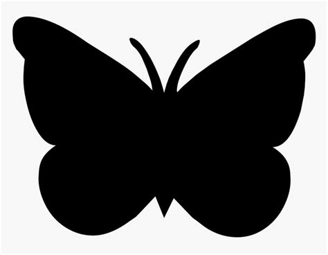 94 Silhouette Simple Butterfly Svg SVG PNG EPS DXF File