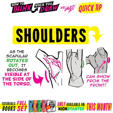 How To Think When You Draw Shoulders Quick Tip By Etheringtonbrothers