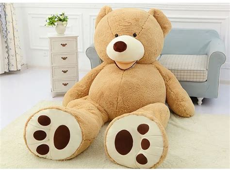130cm Big Giant Stuffed Teddy Bear Big Large Huge Brown Plush Soft Toy