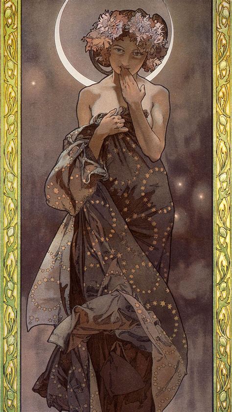 Alphonse Muchathe Moon1080x1920 Art And Illustration Alfons Maria