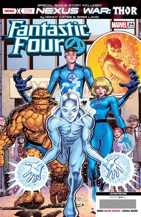 Fantastic Four 24 2nd Ptg Art Adams Var Fantastic Four Fantastic