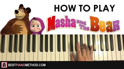 How To Play Masha And The Bear Theme Song Piano Tutorial Lesson Piano Tutorial Piano