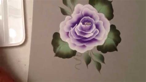 One Stroke How To Paint A Rose By April Numamoto Youtube