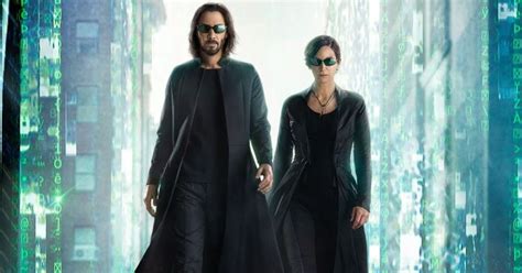 Neo And Trinity Return To The Source In New The Matrix Resurrections Poster