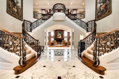 Planning to add staircase for your house will need you to consider those different types of staircases. 37 Amazing Double Staircase Design Ideas With Luxury Look ...
