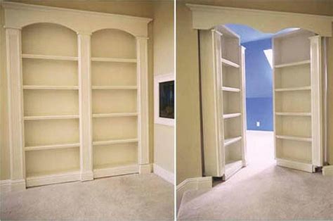 Most people who have looked for hidden doors will have found the trick with paintings. Secret Rooms | The Owner-Builder Network
