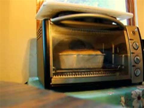 How to use the convection setting. Baking a normal-looking loaf of bread in the toaster oven - YouTube