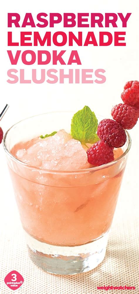 Raspberry Lemonade Vodka Slushies Are Super Easy