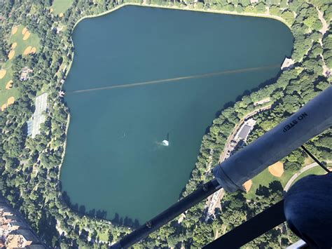 Aerial View Of Central Park Reservoir Rnyc