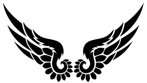 18 Beautiful Tribal Wings Tattoos