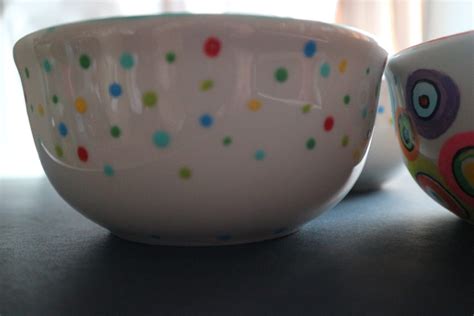 Painted Ceramic Bowls Paint Your Own Dishes Your Way My Bright Ideas