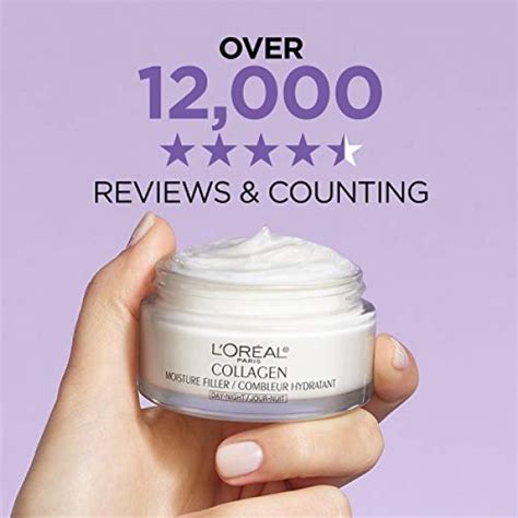 Loreal Paris Skincare Collagen Face Moisturizer Day And