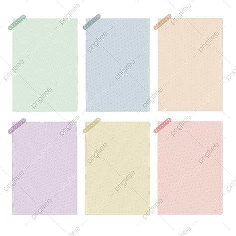 Pastel Colors Clipart Png Images Post It Illustration With Pastel