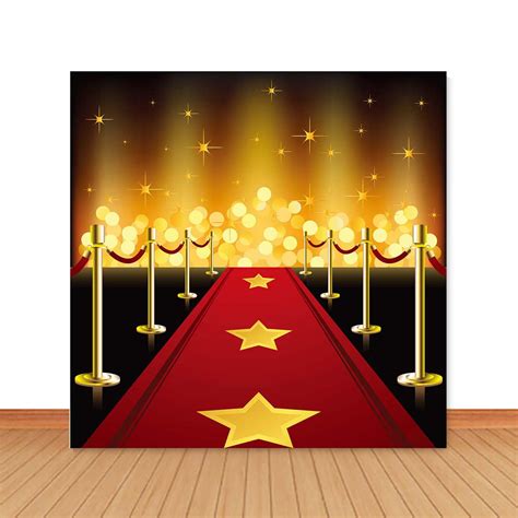 Red Carpet Curtain Photo Backdrop Birthday Party Wedding Oscar Etsy