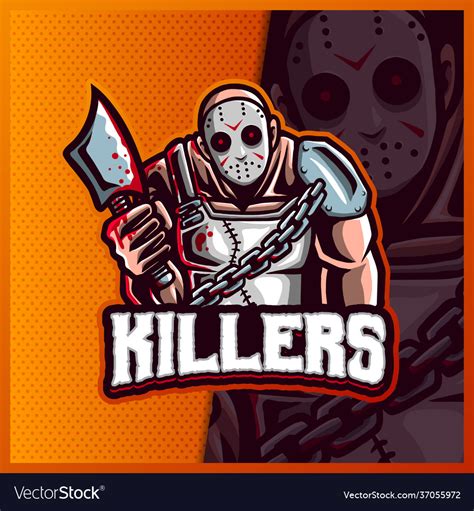 Killers Friday 13th Slasher Jason Voorhees Vector Image