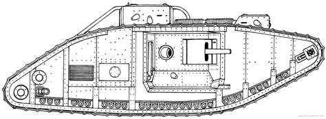 Ww1 Tank Drawing At Explore Collection Of Ww1 Tank